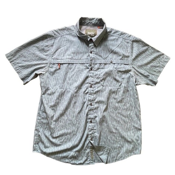 T-shirt Howler Brothers Pour Homme, Taille XL, Bleu Motif Géométrique Avec Poche, Neuf Sans étiquette